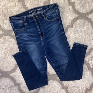 American Eagle Super Stretch Hi Rise Jeggings Size 10 Short